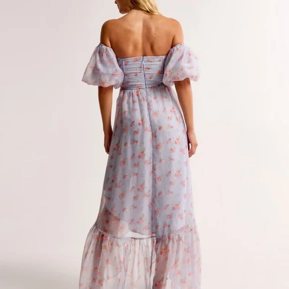 Abercrombie Emerson Off-The-Shoulder Drama Maxi Dress - Picture 5 of 7